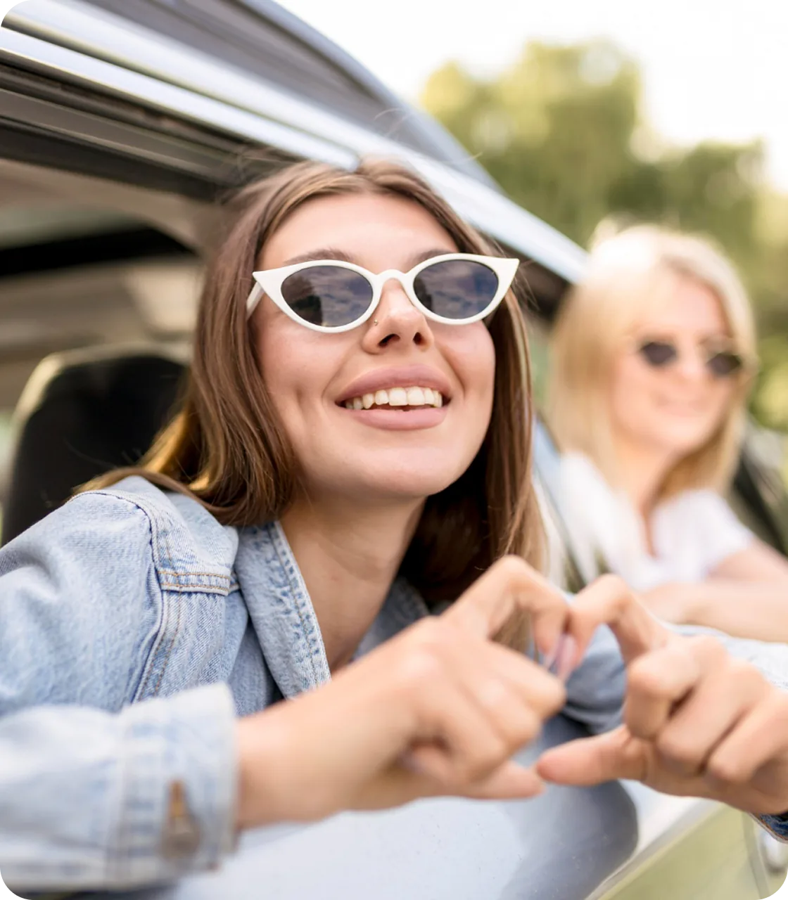 Passengers enjoying a ride - community on the road